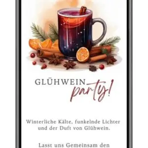 Einladung zum Glühwein trinken