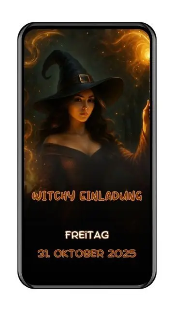WhatsApp Halloween Einladung